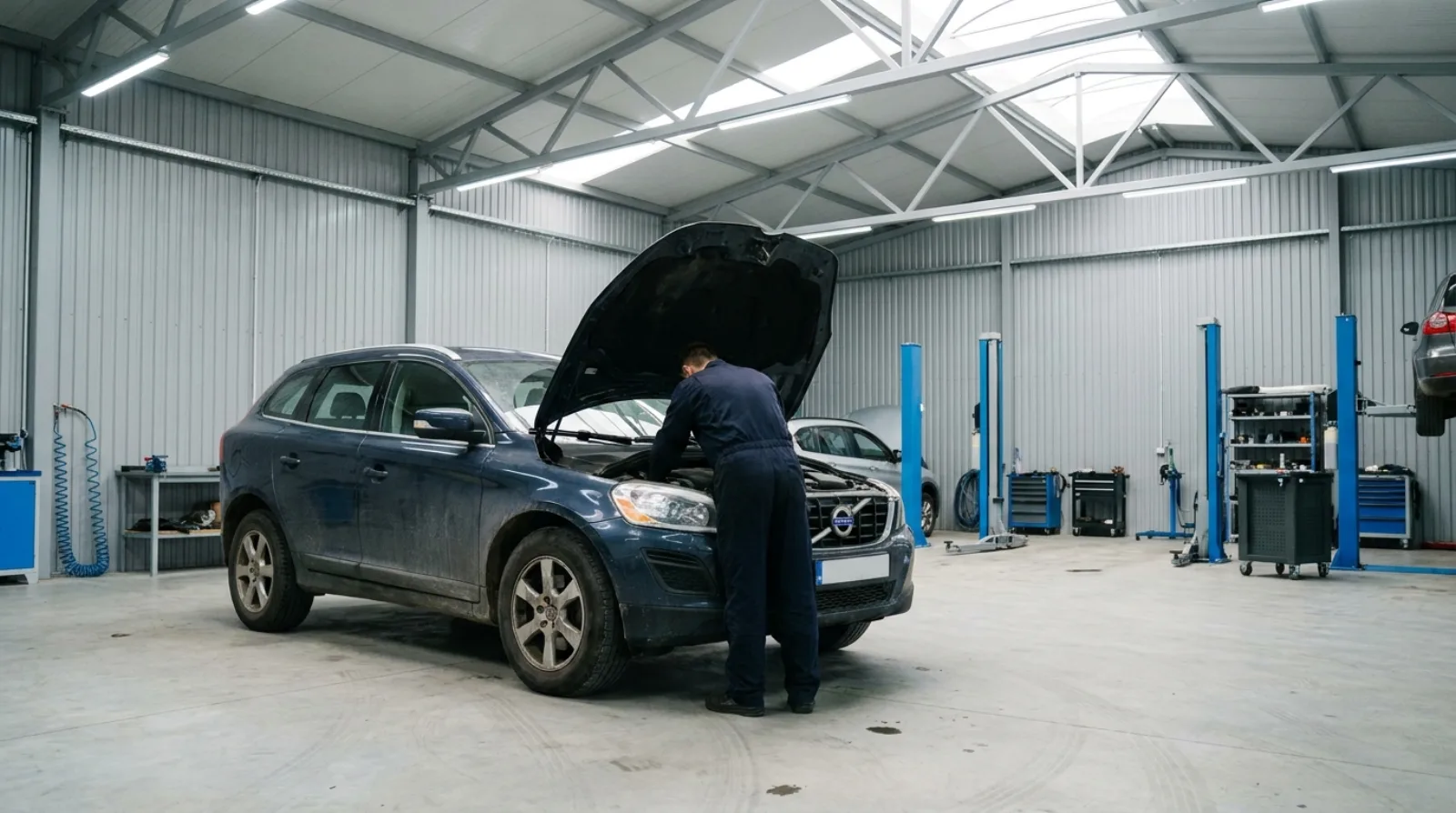 Volvo в ремонтной зоне СТО Тони Моторс